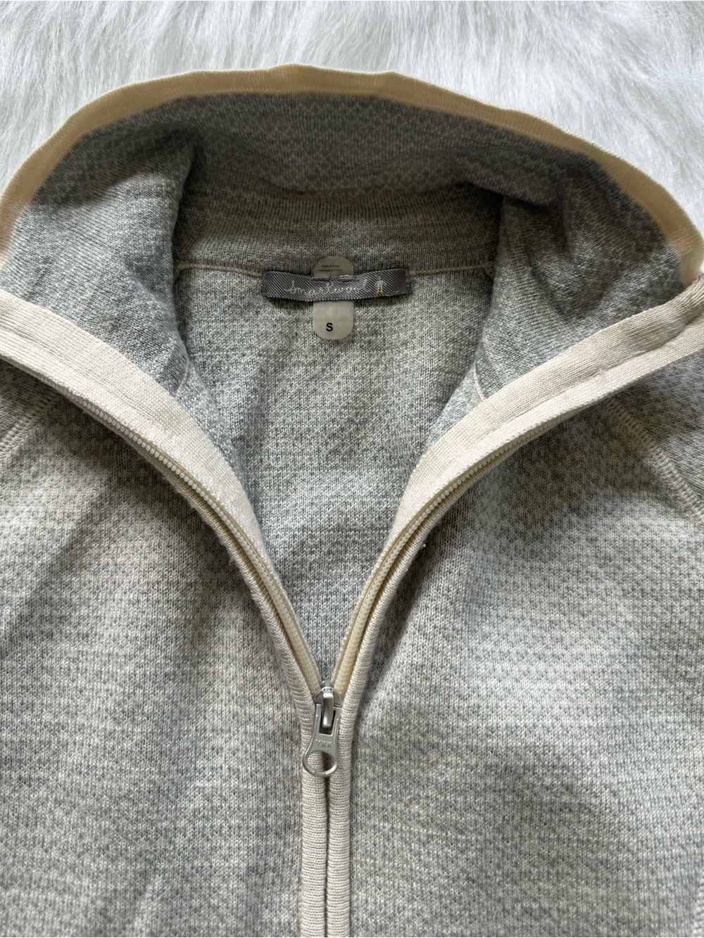 Smartwool Merino Wool Sweater Zip Up 🤎💙🤍 - Picture 3 of 4